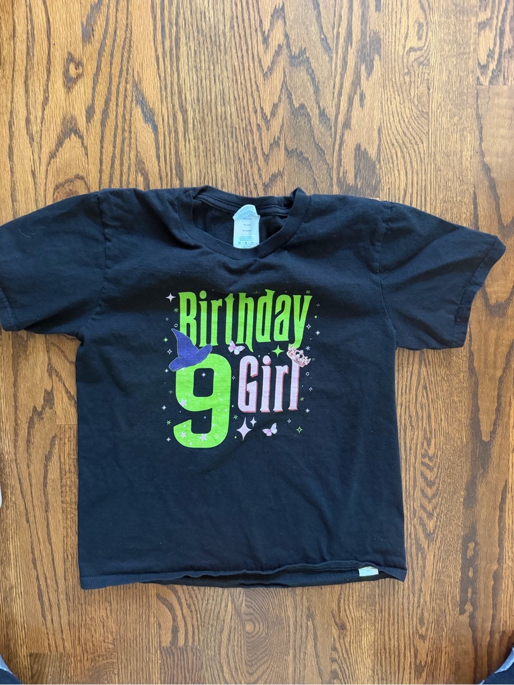 9yo Birthday Girl wicked Tee